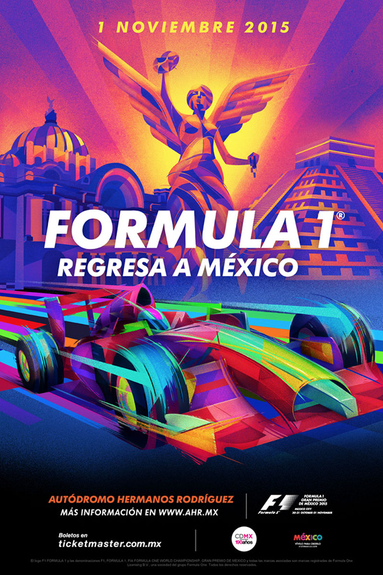 Presentación oficial del arte de FORMULA 1 ® GRAN PREMIO DE MEXICO 2015