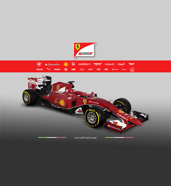 Ferrari reveló su SF15-T con importantes mejoras.