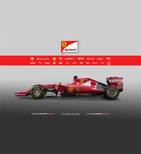 Ferrari reveló su SF15-T con importantes mejoras.