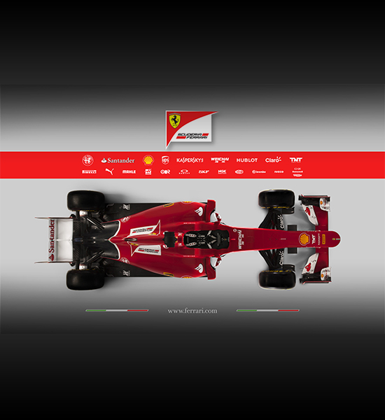 Ferrari reveló su SF15-T con importantes mejoras.