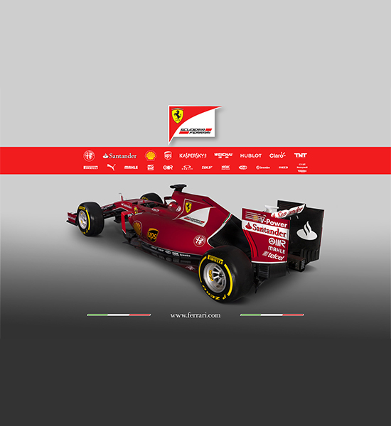 Ferrari reveló su SF15-T con importantes mejoras.