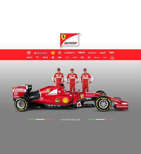 Ferrari reveló su SF15-T con importantes mejoras.