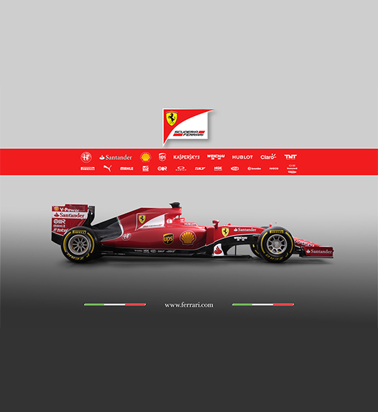 Ferrari reveló su SF15-T con importantes mejoras.