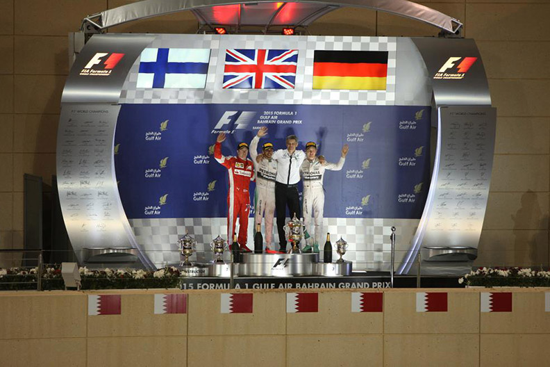 #BahrainGP, una de las carreras más emocionantes.