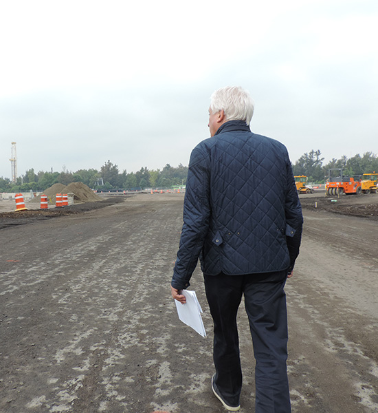 Charlie Whiting visita el Autódromo Hermanos Rodríguez