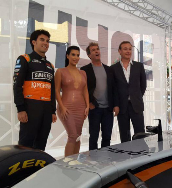 Checo y Kim Kardashian conviven en fiesta previo al #CanadianGP