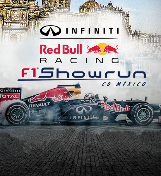 La Formula 1® arranca en el Zócalo con Infiniti Red Bull Racing