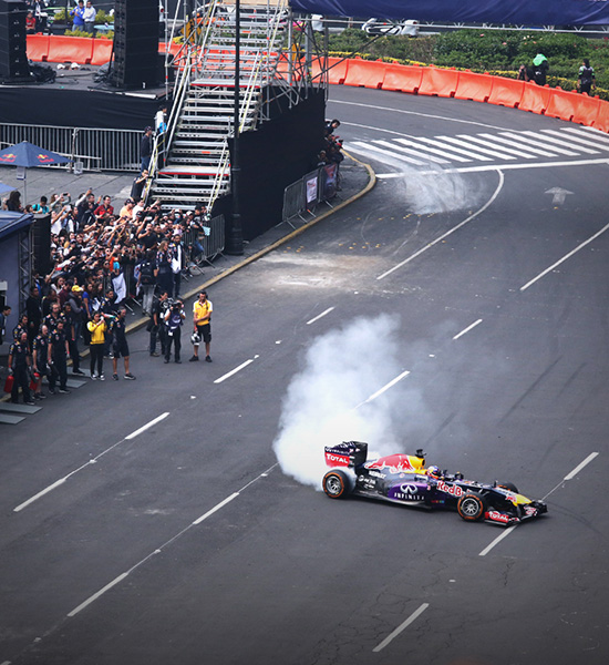 El Zócalo se estremeció con el #F1RedBullCDMX