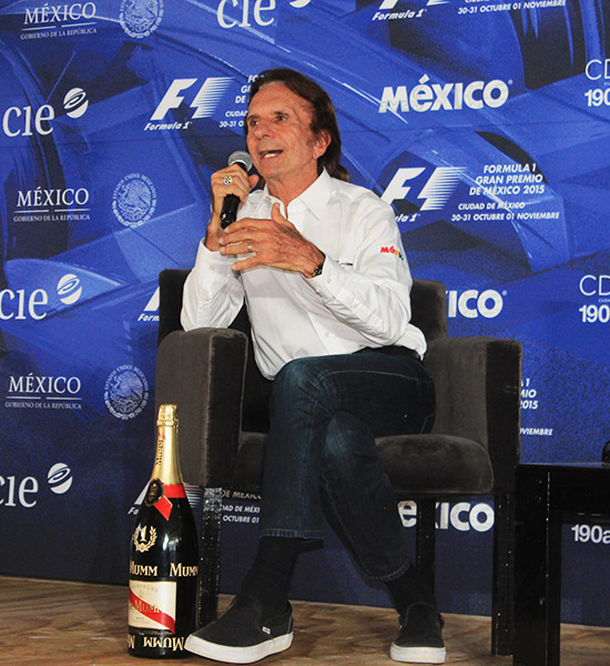 Emerson Fittipaldi embajador oficial del renovado Autódromo Hermanos Rodríguez
