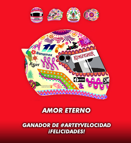 ‘Amor Eterno’ es el diseño del casco ganador del concurso ‘El Arte de la Velocidad’