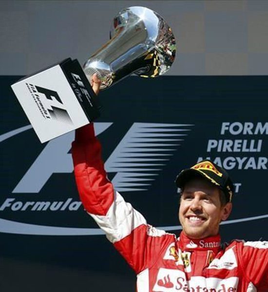 Corta Vettel racha ganadora de Mercedes en el #HungarianGP