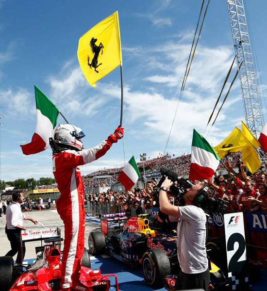 Corta Vettel racha ganadora de Mercedes en el #HungarianGP
