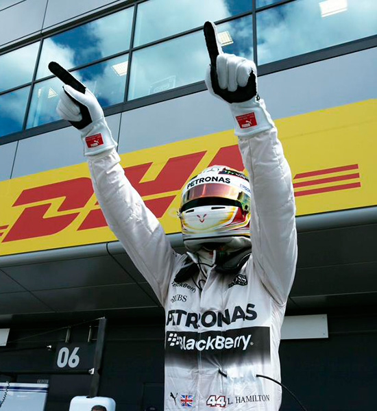 Hamilton logra la pole 46 de su carrera en el #BritishGP