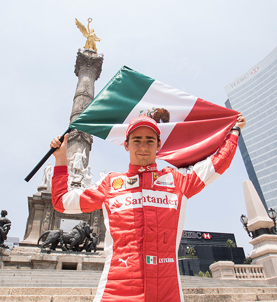 El ‘Cavallino Rampante’ de Esteban Gutiérrez rugió en Paseo de la Reforma