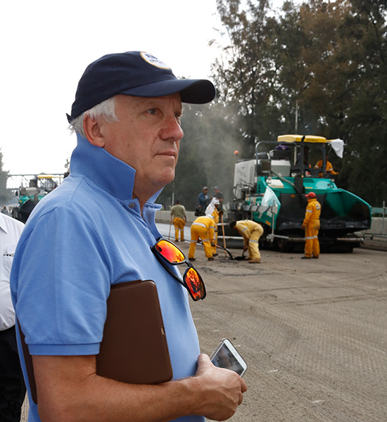 Charlie Whiting avala los avances del Autódromo Hermanos Rodríguez