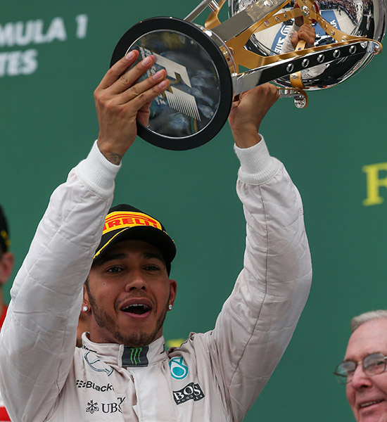 ¡Rey Lewis, tricampeón de FORMULA 1®!