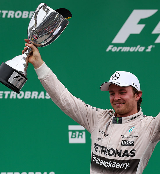 Rosberg asegura el subcampeonato en Brasil