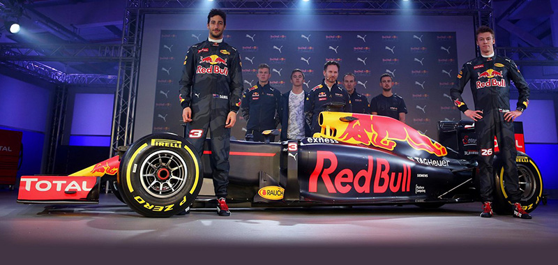 Red Bull presenta su nueva imagen para 2016