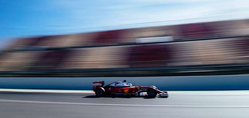 Vettel y Ferrari se mantuvieron a la cabeza en el último día de test en Barcelona