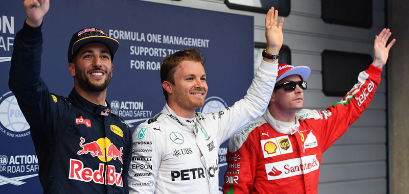 Rosberg se lleva la pole en China, Hamilton saldrá en último