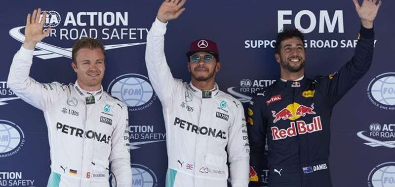 Hamilton consigue su tercera pole de la temporada en España