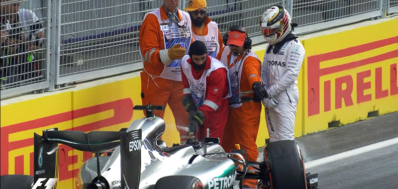 ‘Checo’ consigue la segunda posición en Bakú pero saldrá séptimo, Rosberg se lleva la pole