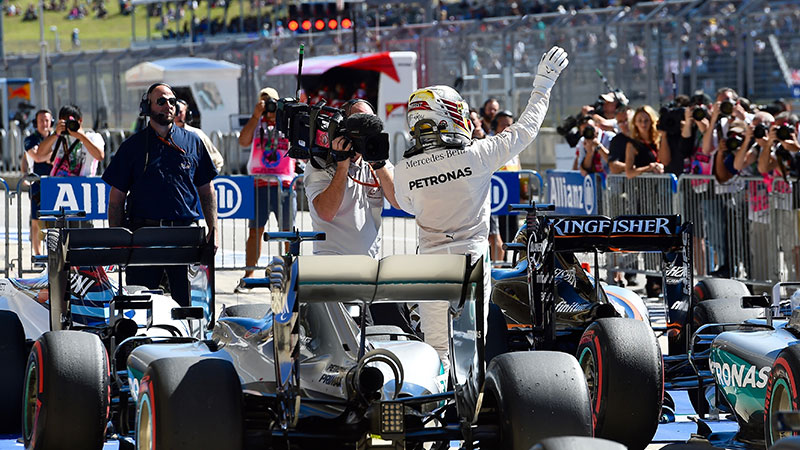 Hamilton consigue su primera Pole en Austin