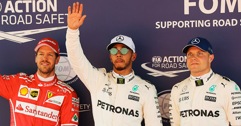 Hamilton supera a Vettel por 0.051s y se queda la pole en España