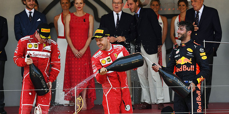 Vettel y Ferrari conquistan Mónaco