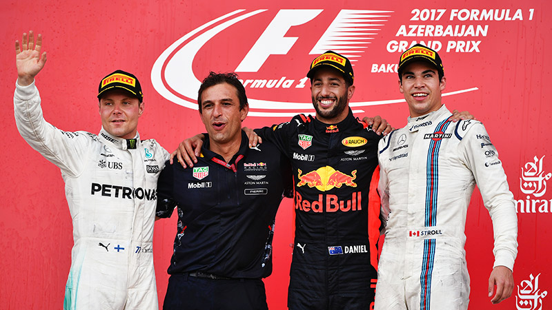 Conquista Ricciardo Azerbaiyán