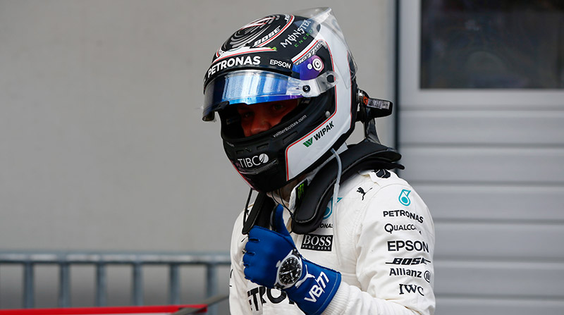 Bottas supera por muy poco a Vettel y se queda la pole en Austria