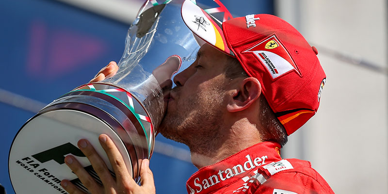 Sabe Vettel cómo remontar