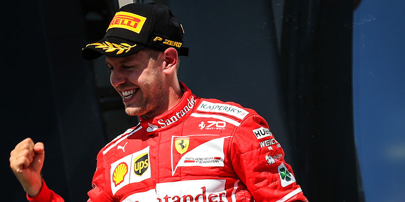 Sabe Vettel cómo remontar