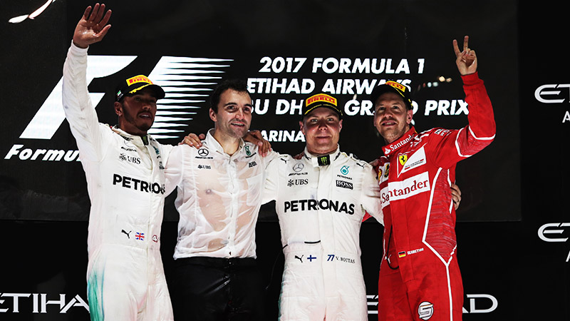 Cierra la temporada con victoria de Bottas en Abu Dhabi