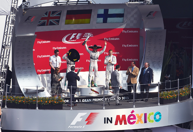 Así fue la entrega del premio al “Mejor Evento del Año de Formula 1®” que recibió el FORMULA 1 GRAN PREMIO DE MÉXICO 2017™