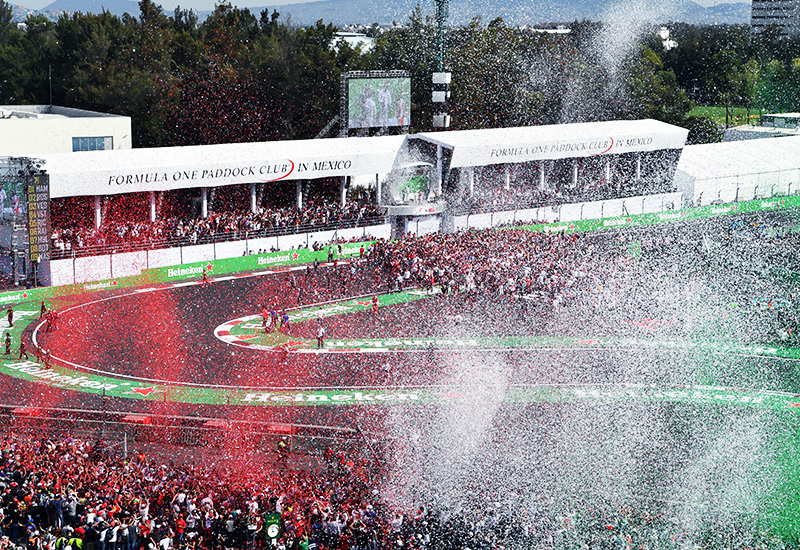 Así fue la entrega del premio al “Mejor Evento del Año de Formula 1®” que recibió el FORMULA 1 GRAN PREMIO DE MÉXICO 2017™