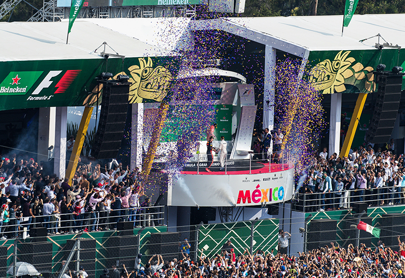 Por 3er año consecutivo el FORMULA 1 GRAN PREMIO DE MÉXICO™  es nombrado “Mejor Evento del Año de Formula 1®” y hace historia al convertirse en la primera sede en alcanzar este logro
