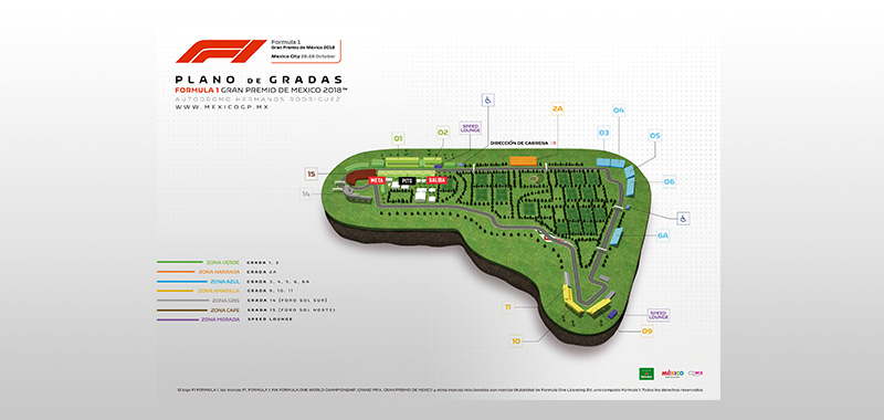 Inicia venta al público general de boletos para el  FORMULA 1 GRAN PREMIO DE MÉXICO 2018®