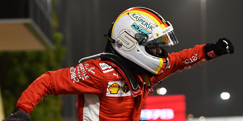 VETTEL VENCE EN  BAREIN