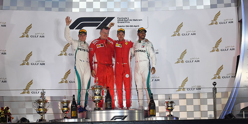 VETTEL VENCE EN  BAREIN