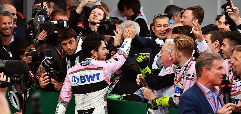 El FORMULA 1 GRAN PREMIO DE MÉXICO ™ se une a las felicitaciones por el histórico podio de Sergio “Checo” Pérez