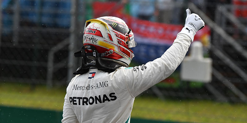 Pole Position en Hungría, de Lewis