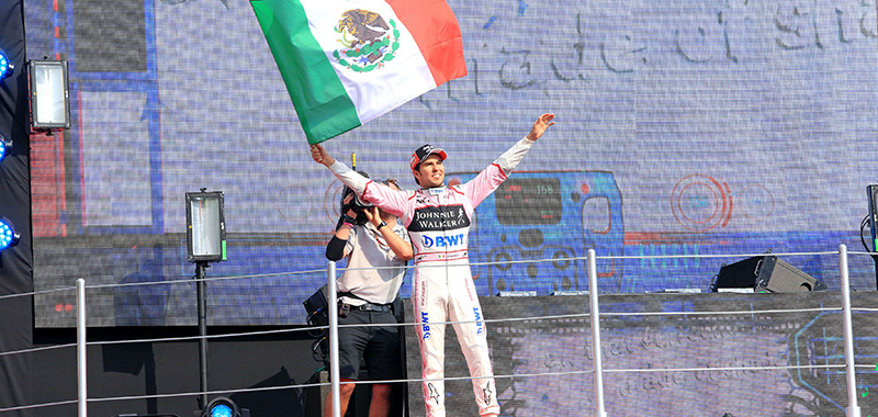 El quinto lugar de “Checo” Pérez agota boletos de Grada 10 para el FORMULA 1 GRAN PREMIO DE MÉXICO 2018