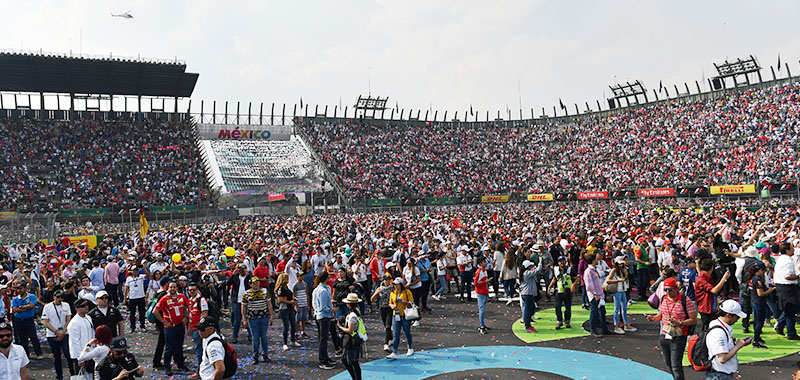 Se agotan boletos de las gradas 1, 2A y 9 para el FORMULA 1 GRAN PREMIO DE MÉXICO 2018