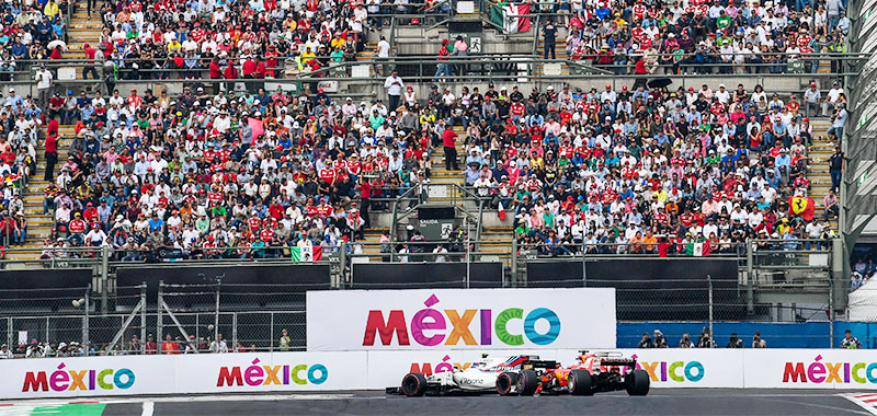 Se agotan boletos de las gradas 1, 2A y 9 para el FORMULA 1 GRAN PREMIO DE MÉXICO 2018