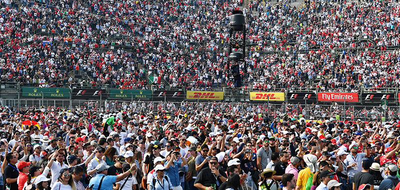 A casi un mes del evento, sólo queda disponible el 10% de los boletos para el FORMULA 1 GRAN PREMIO DE MÉXICO 2018™