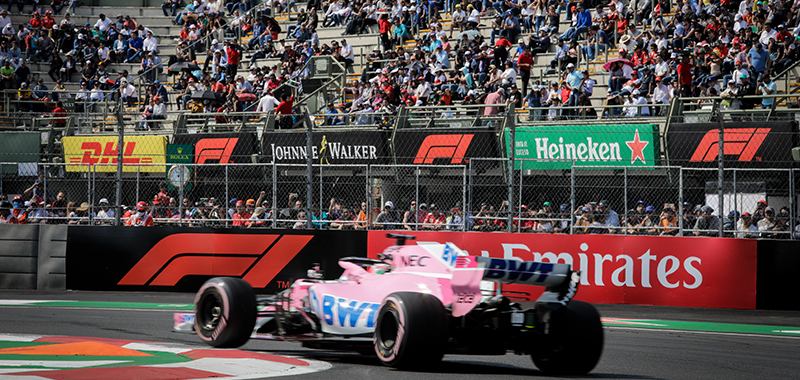 84,976 personas fueron testigos del primer día de actividades del FORMULA 1 GRAN PREMIO DE MÉXICO 2018™