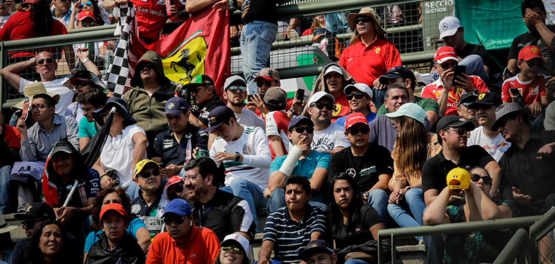 84,976 personas fueron testigos del primer día de actividades del FORMULA 1 GRAN PREMIO DE MÉXICO 2018™