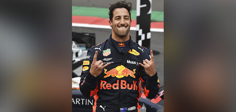 Ricciardo rocks 114,563 Mexican fans at the FORMULA 1 GRAN PREMIO DE MEXICO 2018™