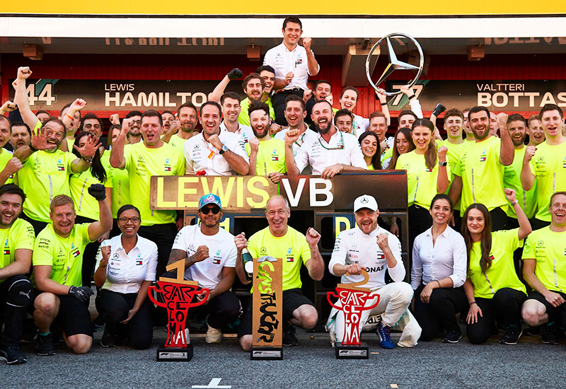 Hamilton recupera el liderato de la Formula 1 en el GP de España